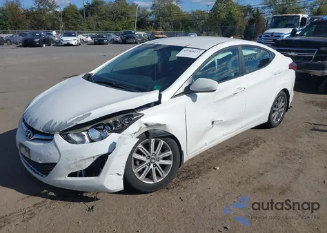 2014 Hyundai Elantra Se z USA, uszkodzony, nr VIN 5NPDH4AE6EH513632